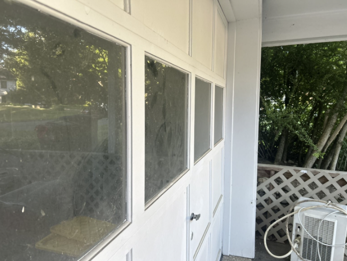 Window Cleaning before